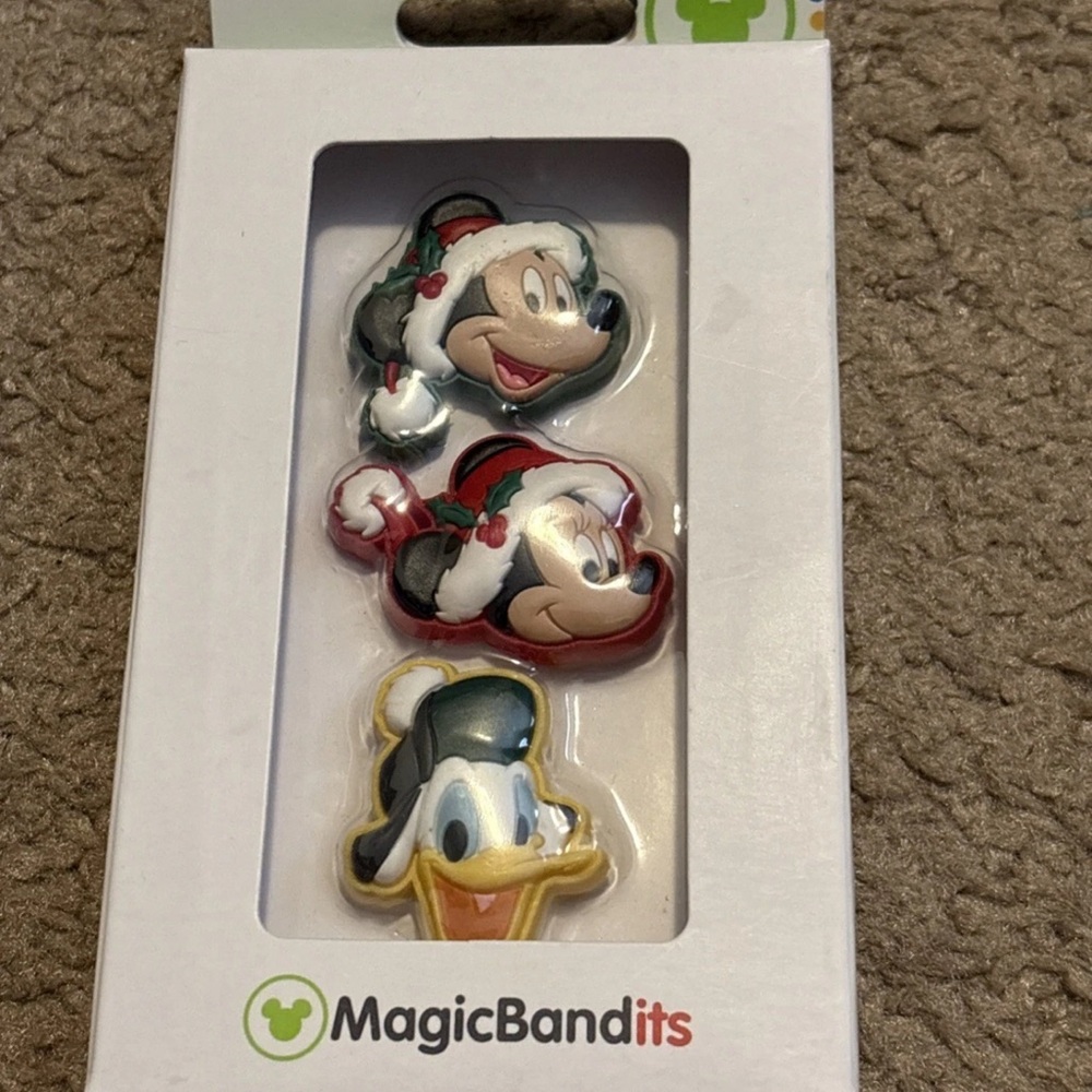 RETIRED Disney MagicBandits Christmas Edition-  Mickey, Minnie and Donald Duck-